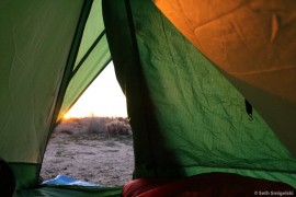 Tent-view Sunrise