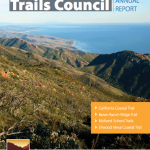 Gaviota Peak on the cover the 2012 annual report by the Santa Barbara Trail Council