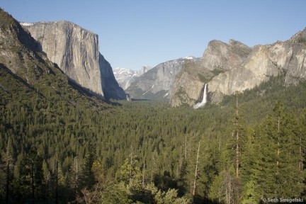 Tunnel View in Yosemite National Park